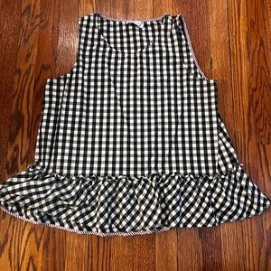 Vineyard Vines Black and White Plaid Shirt